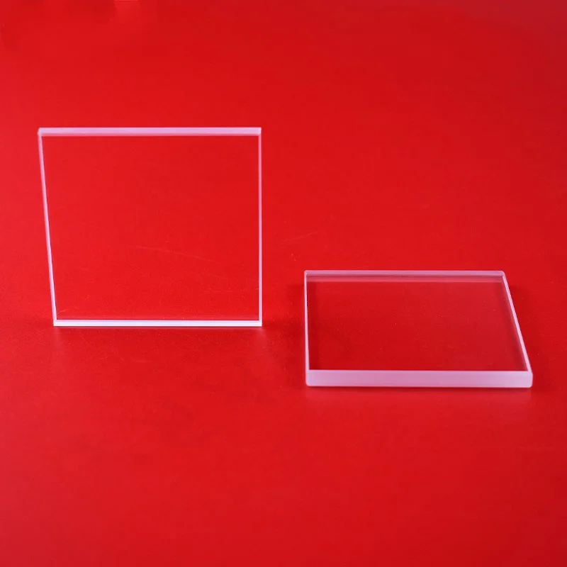 60X60X1 Mm5Mm/50X20X1Mm Quartz Substrate High Temperature Resistant Glass Observation Window High Ultraviolet Transmittance Jgs2