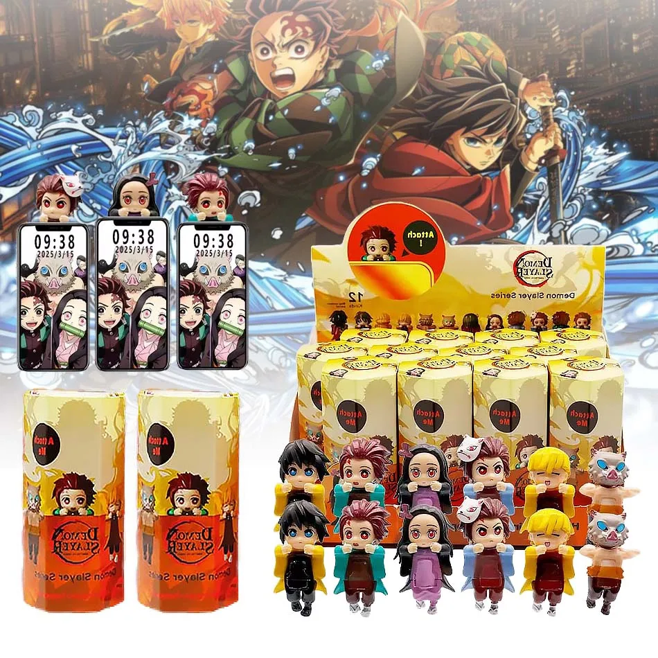

2026New Party Demon Slayeres Series Blind Box Car Decoration Desktop Computer Screen Hand Fashion Play Doll Birthday Gifts