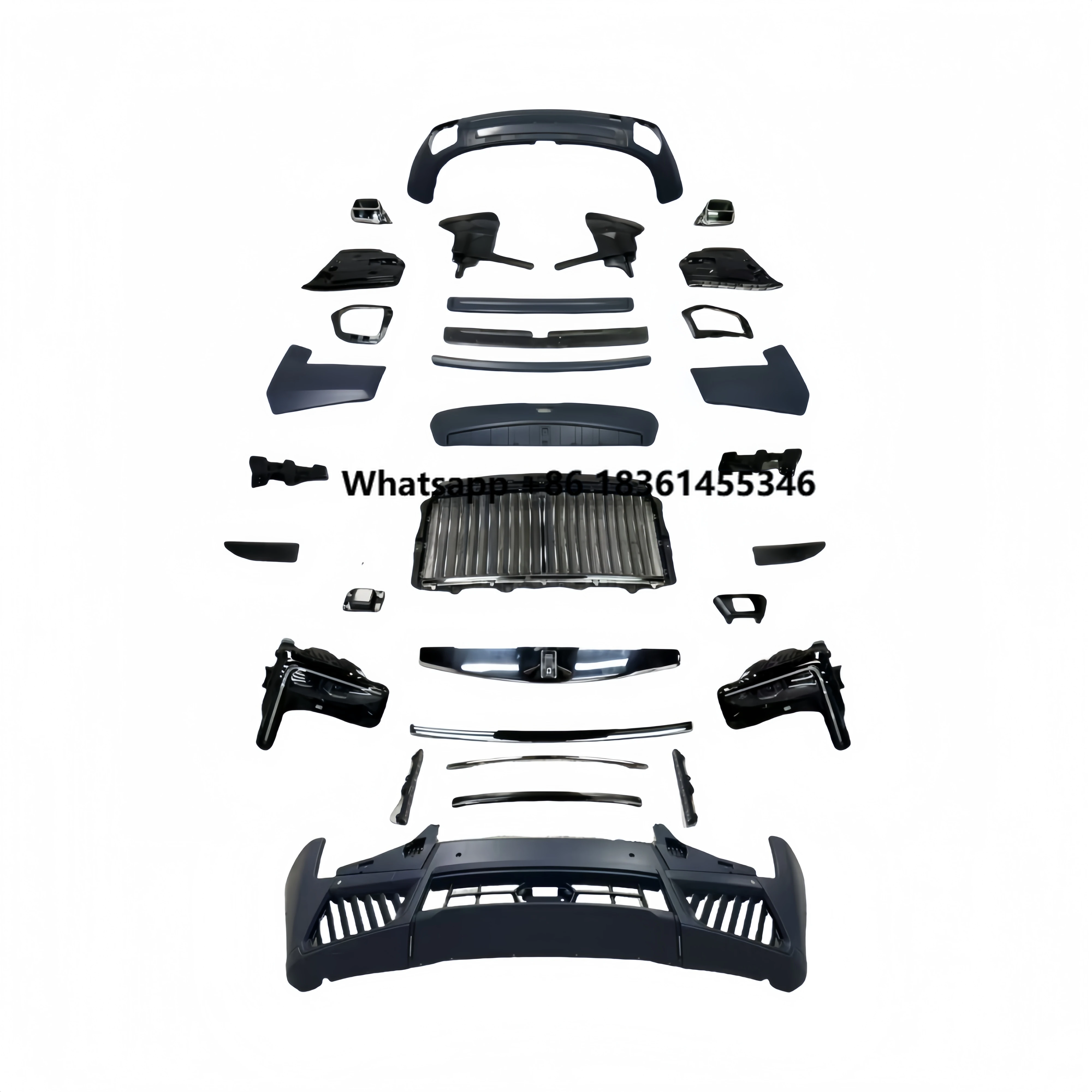 

New Full Body Kit for Cullinan 2018-2024 Car Bumper Upgrade to 2025 New Style Car Conversion Kit Front Rear Bumpers
