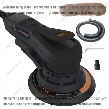 궤도 샌딩기 자동차 브러시리스 랜덤 150mm, 전기 가변 속도 자동차 연마기, 6 인치, 5.0mm, 2.5mm