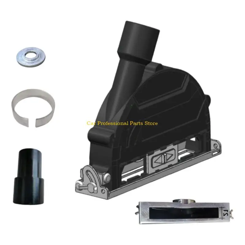 R53D Pył Kolektorek Załącznik Półka pyłu dla młynek do kąta od 100 do 135 mm z pełną obudową betonową cięcie kamienia