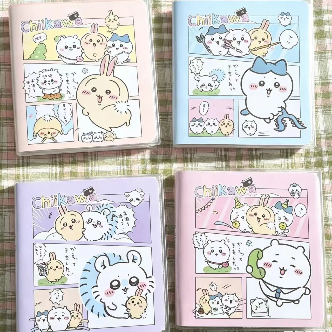 Cute Chiikawa Cartoon Mini Pocket Notebook Thick Durable Portable Notepad for Students Homework Journal Stationery Hachiware New