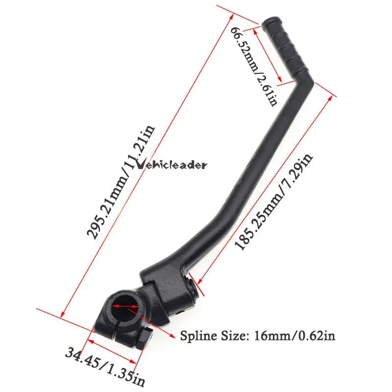 Motorcycle Accessories 16mm Hole Kick Start Arm Lever Start Pedal Dirt Pit Bike For Honda XL XR 250 250S 250R 28300-KK0-000