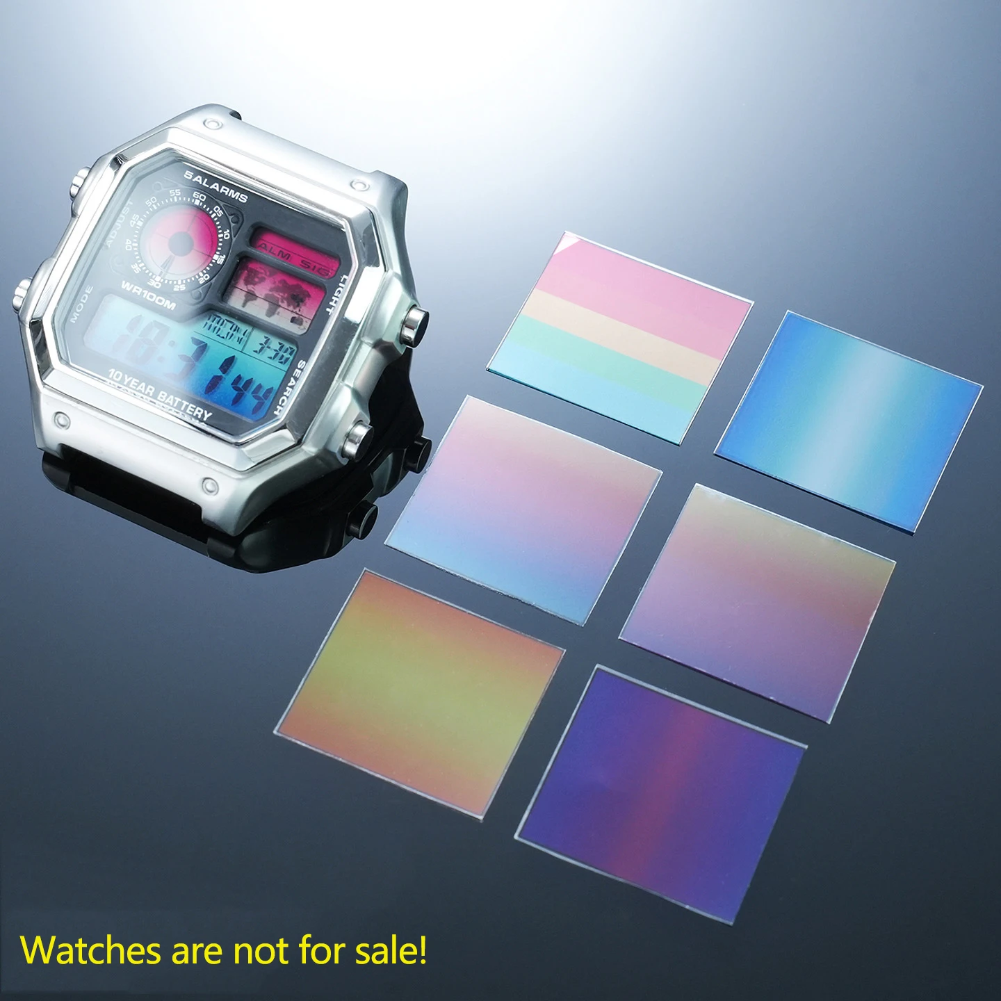 AE1200 Color Display Film modify parts for Casio AE-1200 AE-1300, DIY Screen Overlay Sticker, HD film sticker modifiy accessorie view 3