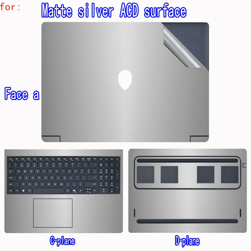 For Alienware alien star blade 15 DA15265 laptop body film Area 51 shell skin decal AA18250 AA16250 16 Aurora protective film