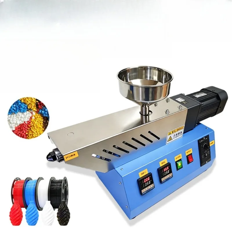 Single Screw Extruder Machine Laboratory Plastic Polymer Extruder with Injection Molding Crusher for ABS Polymer Extrusion