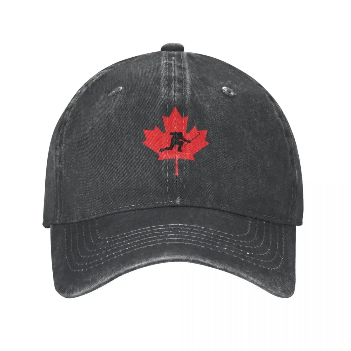 2026 Hockey Canada Maple Leaf Silhouette Celly Cowboy Hat Military Cap Man Horse Hat Rave dad hat Hats Man Women's