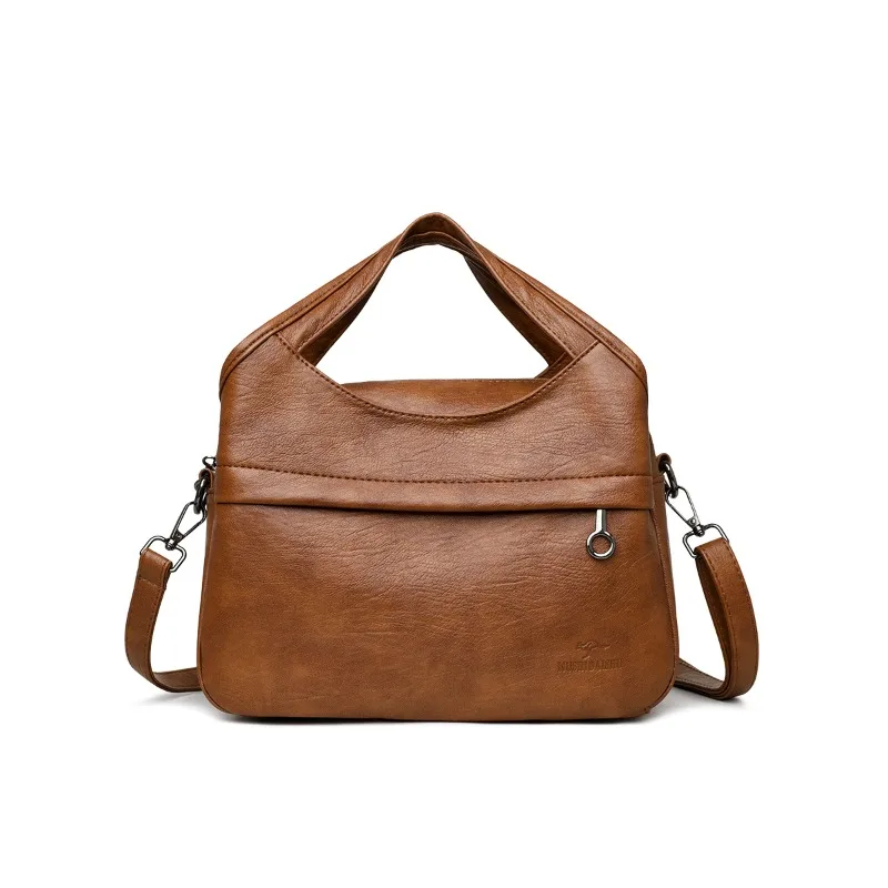 

Elegant Unique Vintage Diaper Bag: Women's Crossbody Handbag, Designer Commuter Tote With Large Capacity And Textured Finish