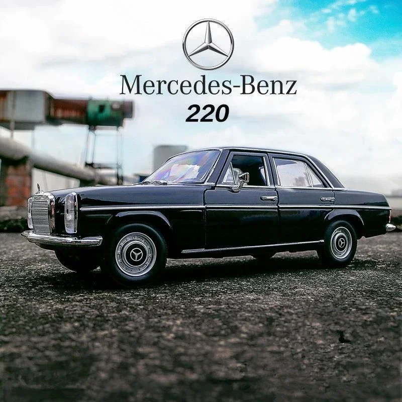 

WELLY 1:24 Mercedes Benz 220 Alloy Classic Car Model Simulation Diecasts Metal Vehicles Car Model Collection Childrens Toys Gift