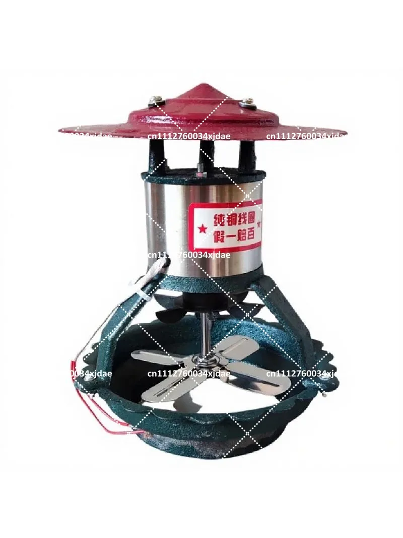 80-120W Induced Draft Fan, Pure Cast Iron & Copper Motor, Chimney Smoke Exhauster for Boiler, Stove, Smoker