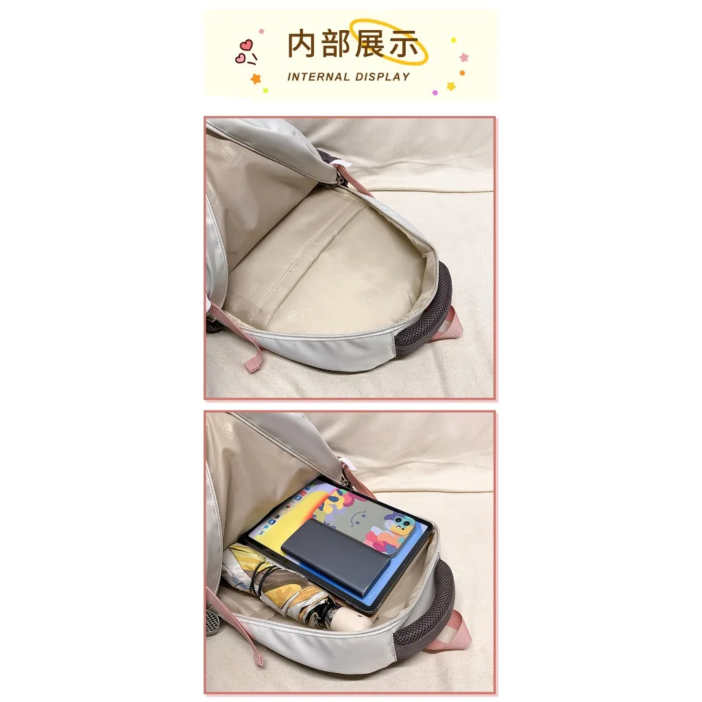 school bag Kids backpack water proof Preschool Ages 6-18 Spine protection Reduce the burden Large capacity