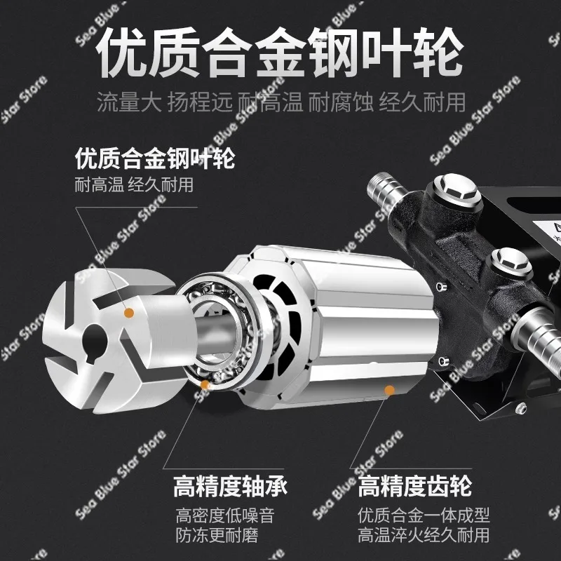 Electric oil pump 12V24V220V self-priming pump positive and reverse DC oil pump diesel oil pumping machine