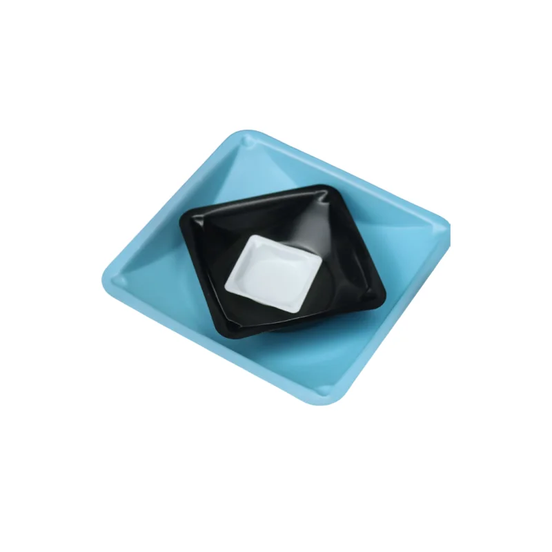 Piring penimbangan plastik Piring penimbangan persegi