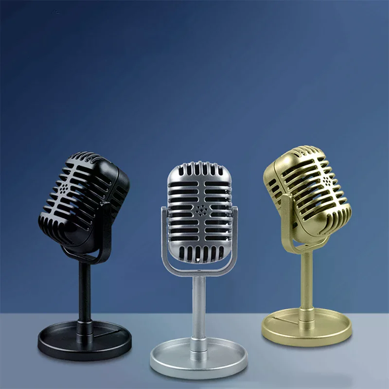 e Mic Universal Stand Model Classic Retro Dynamic Vocal Microphone Vintage Styl