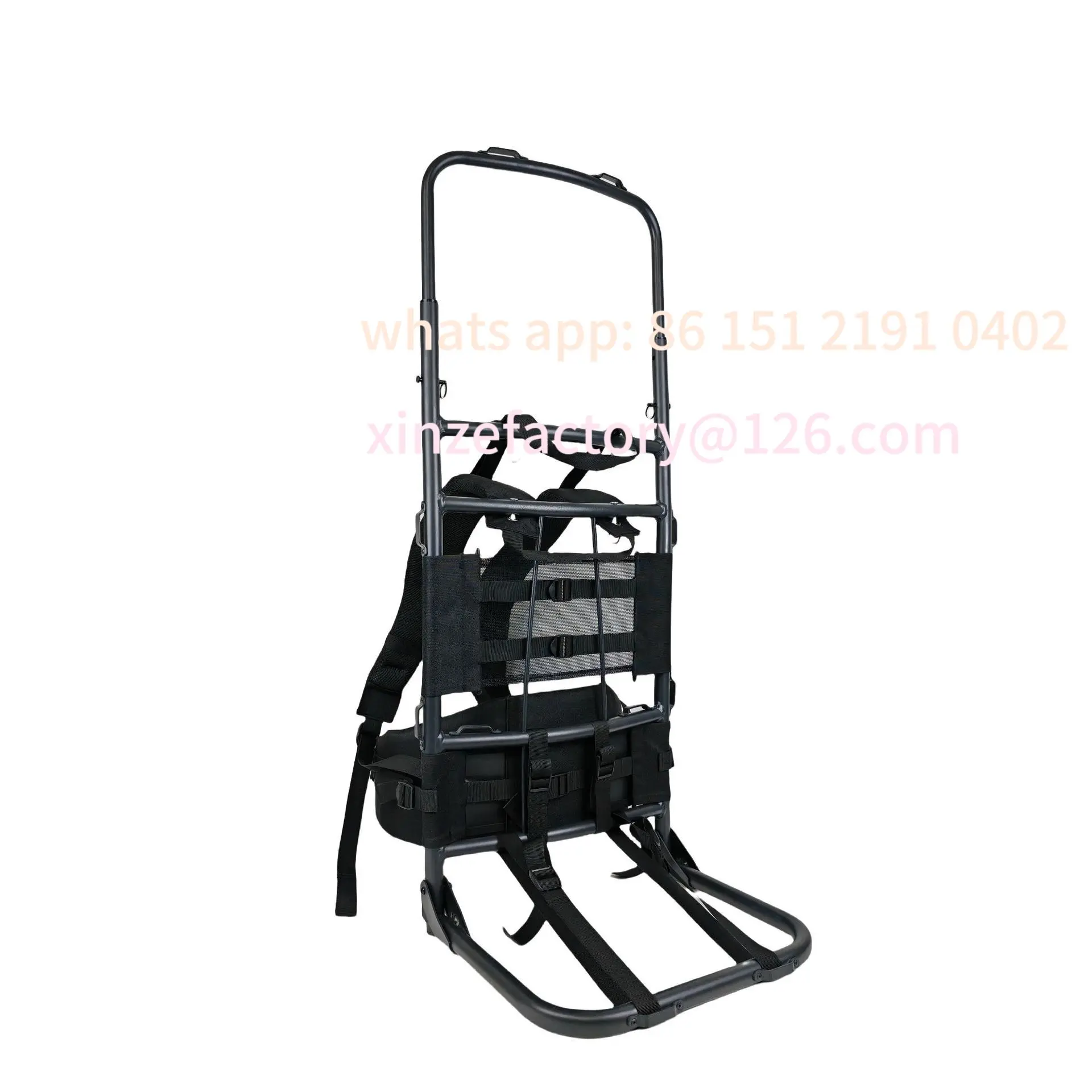 Customizable Aluminum Alloy Hiking Long Distance Load Comfortable Backpack Rack Outdoor Sports Padded Back