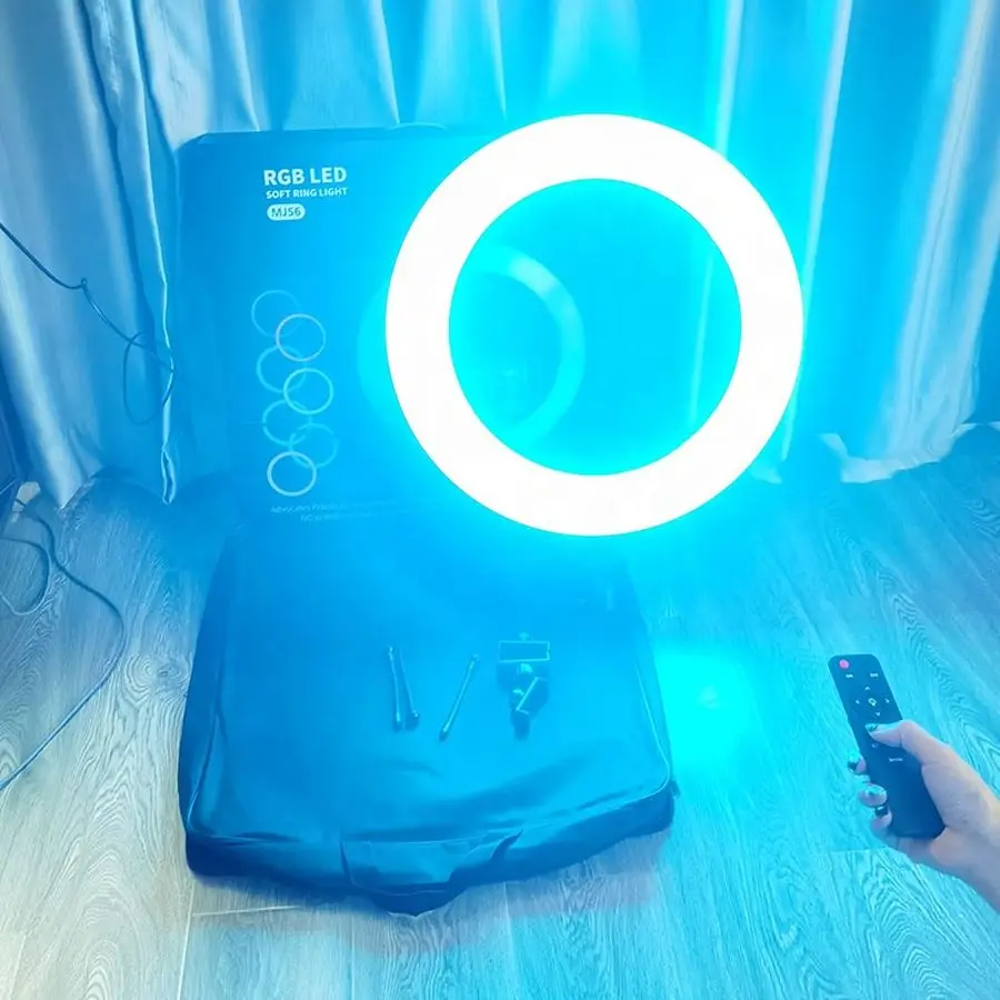 Hot-selling 22 inch 56cm large live ring fill light full color beautification light photography light