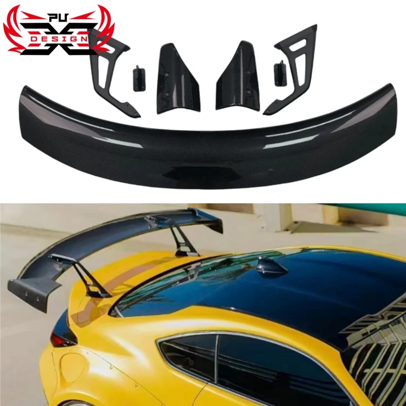 

For Toyota GR86 Carbon Fiber Rear Wing Tail fins Rear Trunk Spoiler Guide Wing Car Trunk Diverter A Style Spoiler Body Kits