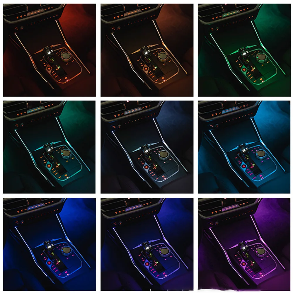 Original Control RGB Ambient Light For BMW G20 G28 G80 Interior Console Decorative LED Lamp Strip Atmosphere Upgrade