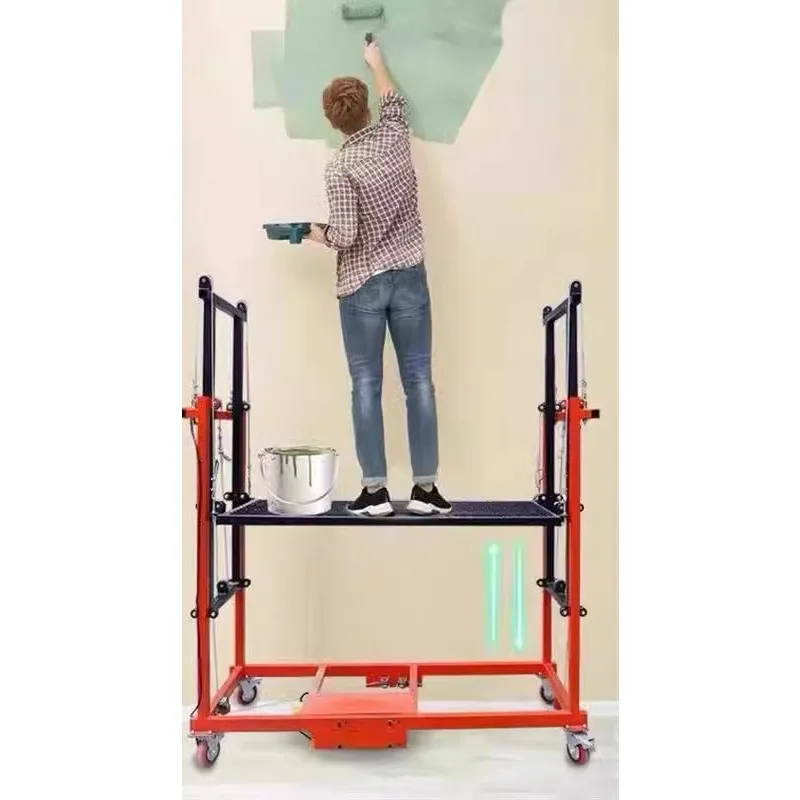 Electric scaffolding lifting mobile remote control folding multi function lifting platform decoration construction hoist