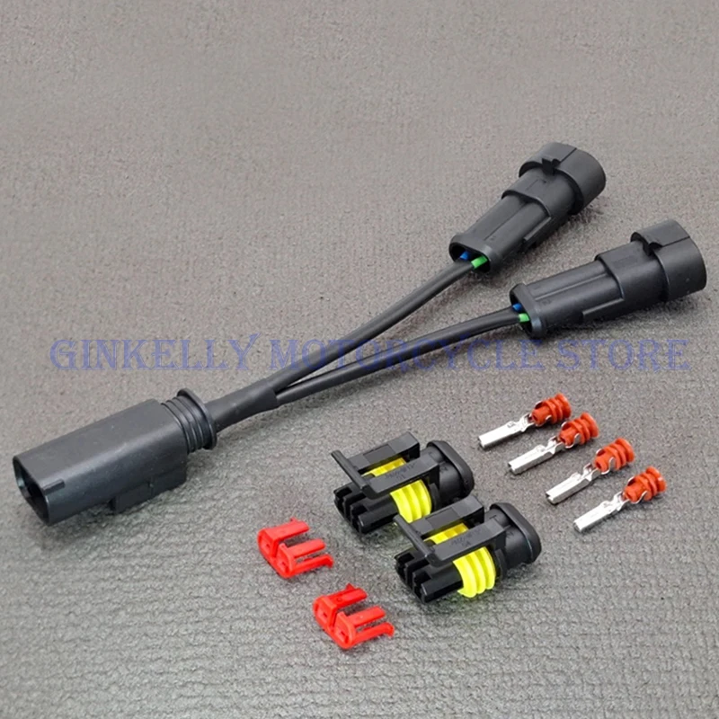For BMW Y-Splitter Adapter Cable USB S1000 XR R RR K1200 1250 GS F750 850 900 Cartool