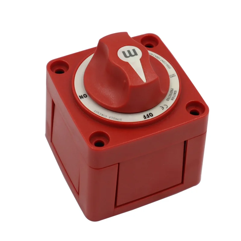 

HFIL-Mini Switch Cut On/Off Marine Boat 12-48V 100-300A Battery Switch Isolator Disconnect Rotary