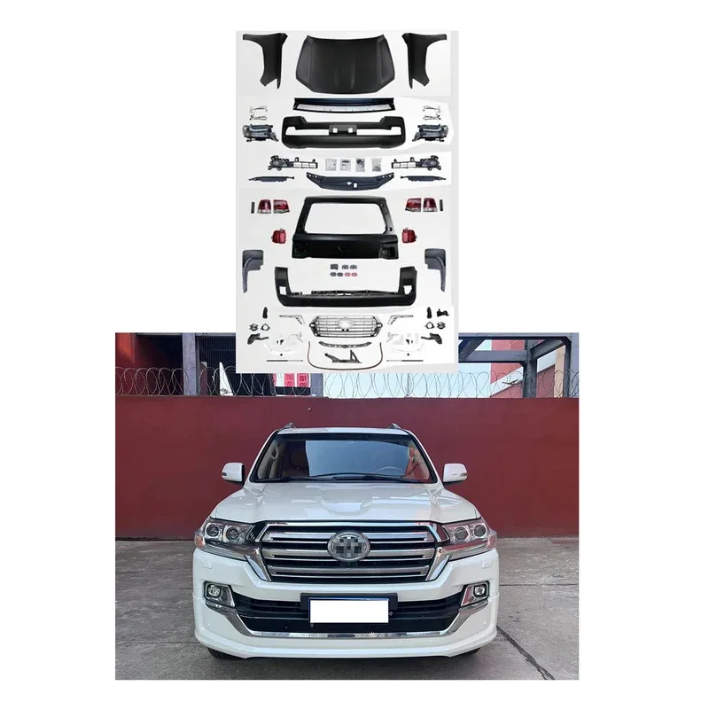 

Car facelift bodykit Car Modification Parts Body Kit Land Cruiser LC200 2008-2015 Upgrade to 2016 2016-2021