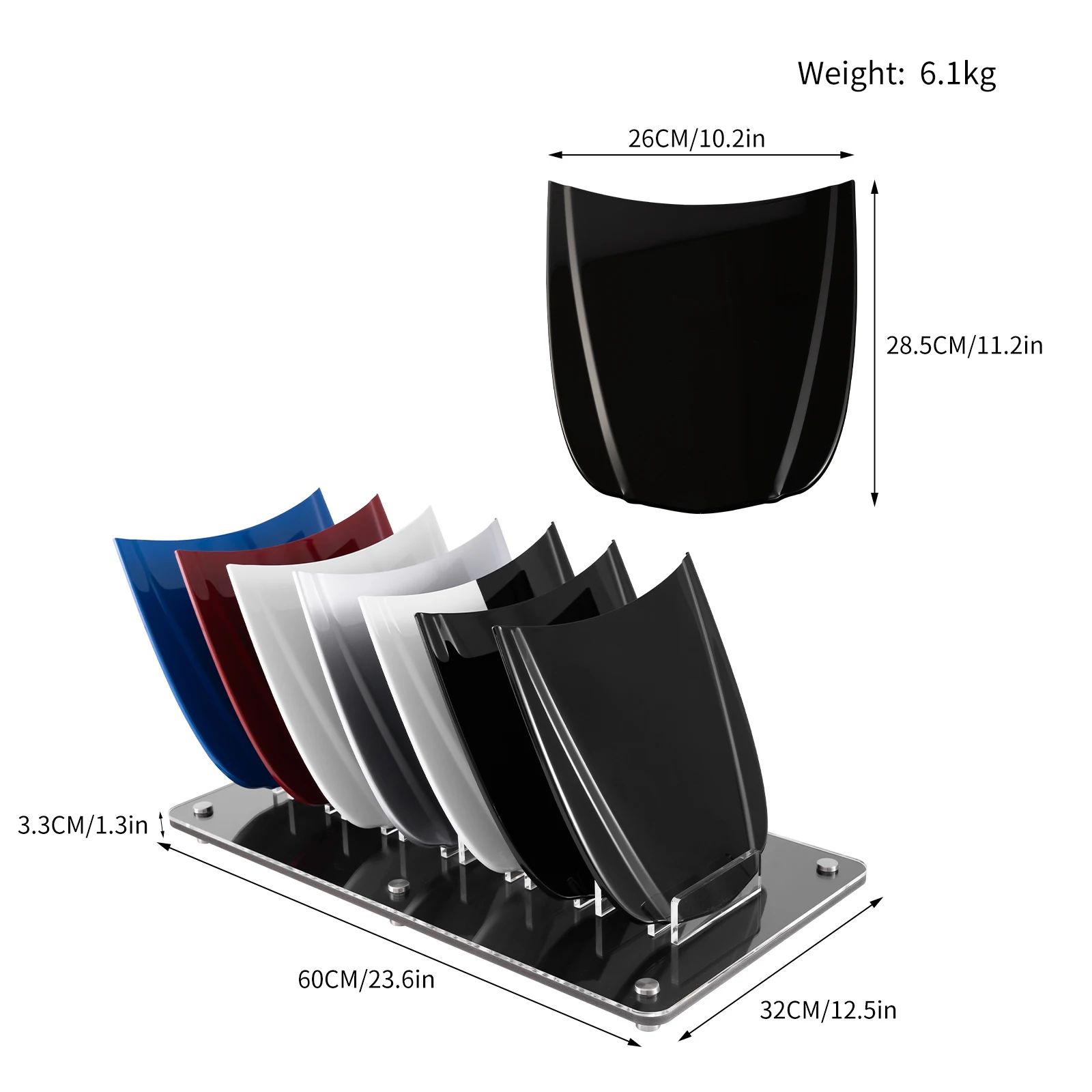 Auto Metal Bonnet Hood Display Kit Car PPF Vinyl Wrap Paint Protection Film Display Model For Car Detailing Window Film Show