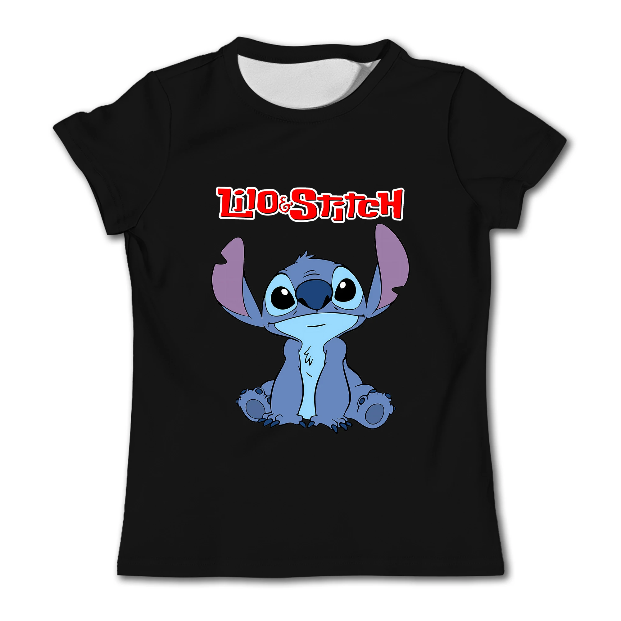 T-shirt stampata per bambini e ragazze in puro cotone Disney a maniche corte t-shirt da bambino in puro cotone a maniche corte