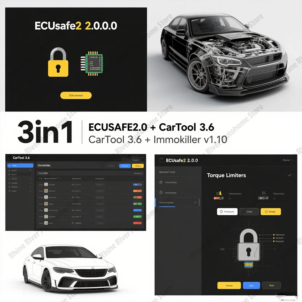 

Hot !ECUSafe 2.0 + ImmoKiller v1.1 Software Immo Off Software v1.1 + Car Tool Chip Tool alldata Software 3.6 ECU ECM 2.0 install