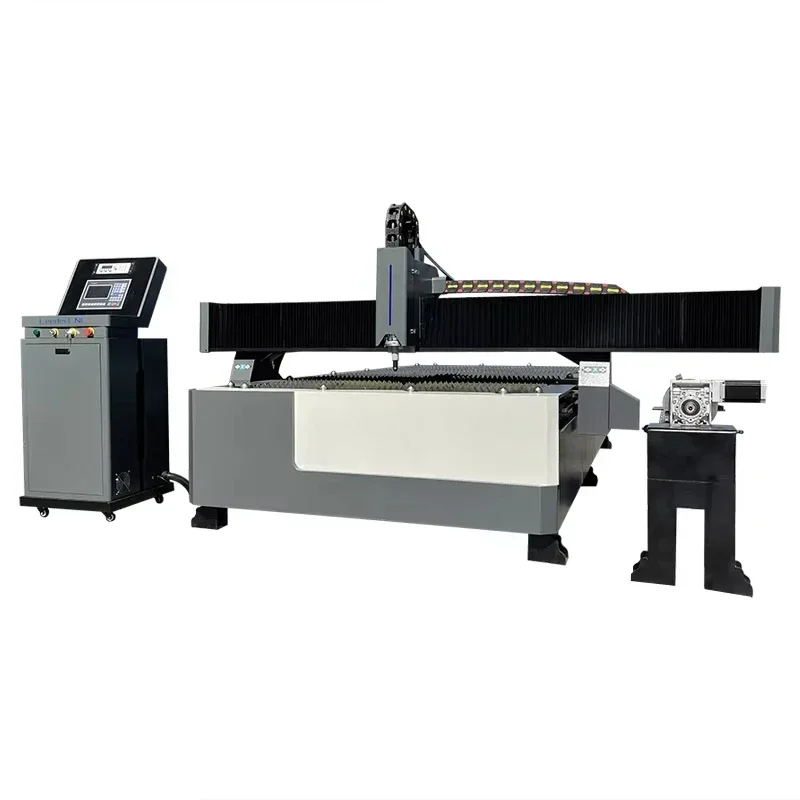 

Steel Round Tube Beveling Cutter Cnc Flame Plasma Metal Square Tube Pipe Cutting Machine