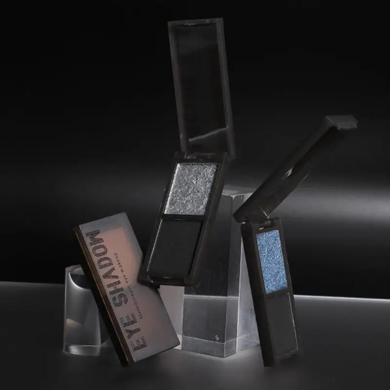 Eye Shadow Plate Matte Pearlescent Two tone Eye Pigment Long Lasting Earth Color Eyeshadow Plate Makeup Cosmetic for women