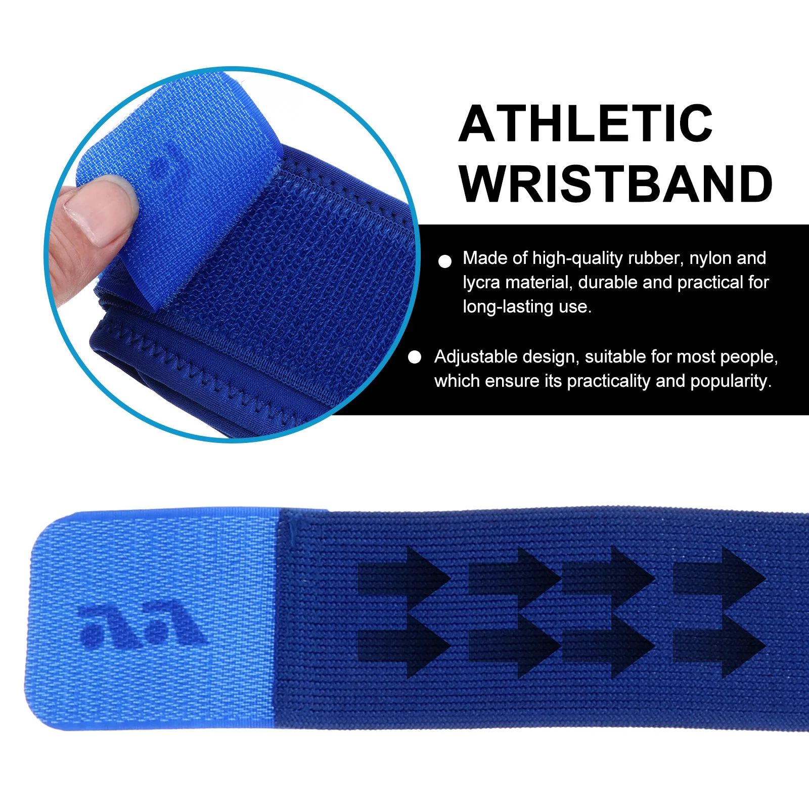 Sports Wristband 1 Pair Fitness Armband Breathable Wristguard Adjustable Support For Weightlifting Running Basketball Outdoor