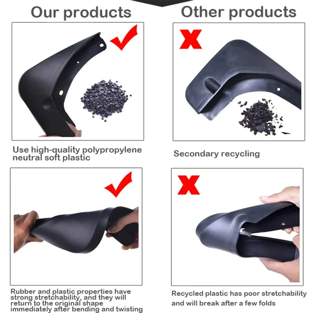 Untuk Toyota BZ4X EA10 2022 2023 2024 2025 2026 Mudguard Fender Mud Flaps Penjaga Splash Mudflaps Aksesoris Mobil Depan Belakang 4 Buah