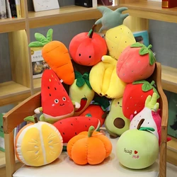 Juguete de peluche de frutas de simulación para niños, muñeca pequeña de aprendizaje cognitivo, regalo de cumpleaños, 15-35cm