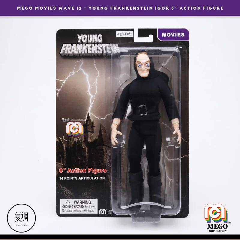 In Stock: Mego Frankenstein'S Monster (Glow-In-The-Dark Version) - 8-Inch, Blister Card, Articulated Collectible For Gift