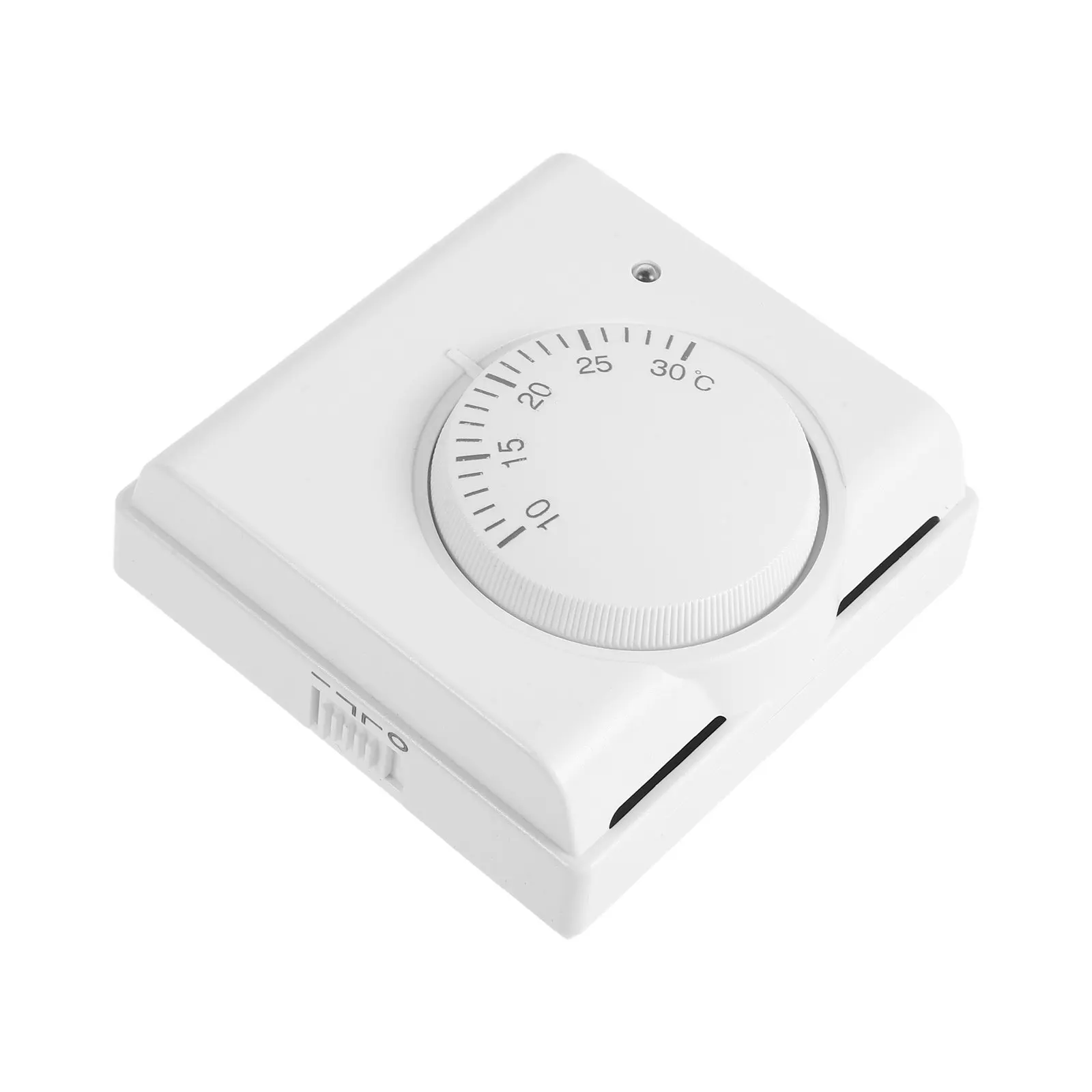 Mechanical Thermostat Switch Adjustable Plastic Right Angle Design for Central Hvac Temperature Controller Underfloor Heating
