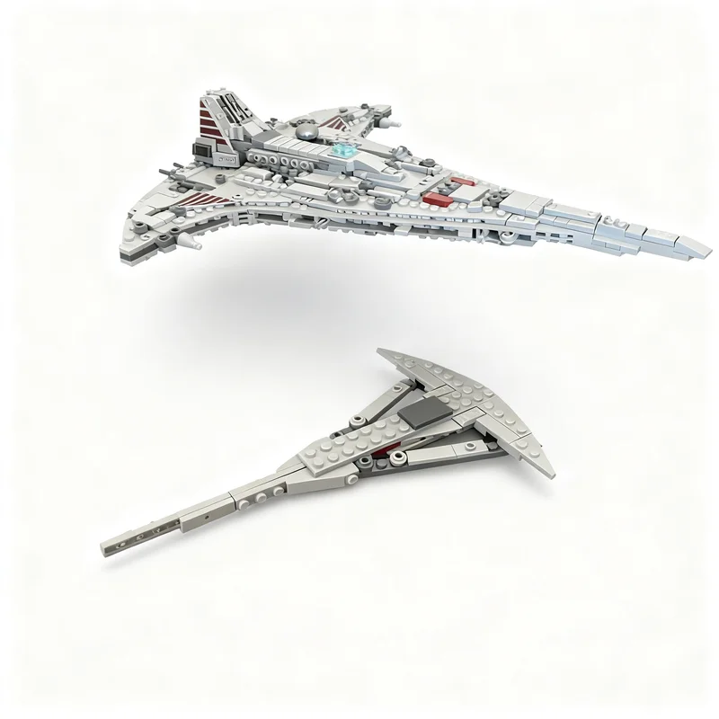 531pcs MOC Stargate Destiny Ship Midi-Scale Icons Model Building Blocks Toys Architecture Christmas Gift Assemble 3D Birthday