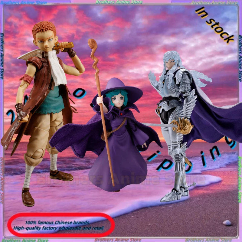

100% оригинал Bandai SHF фирменный меч-воин Легенда ветра Сутки Маленькая ведьма Гас Зод Изодоло Гриффитс Экшн-кукла Пятно