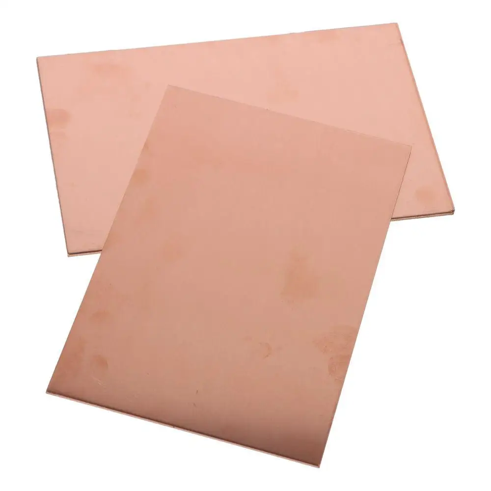 Rectangle Metal Plate Portable 100*150mm Pure Copper Sheet Blanks Metal Sheets Crafts, Electrical Repairs, Industry