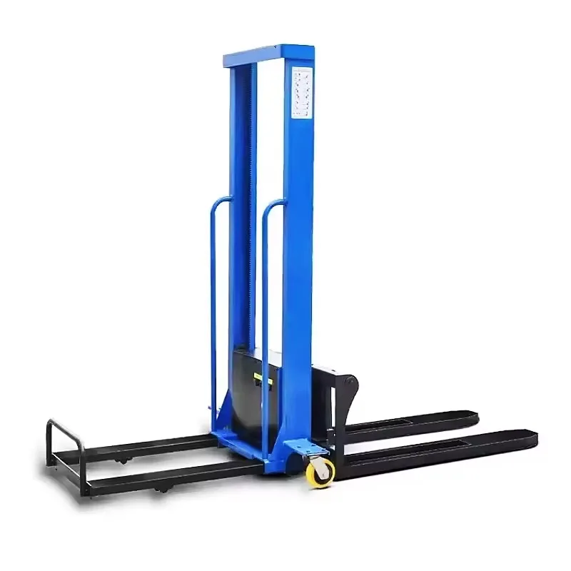 1.2T Portable Stacker Truck with Auto Lift AC Motor Power Source for Efficient Loading and Unloading of Goods up and Down