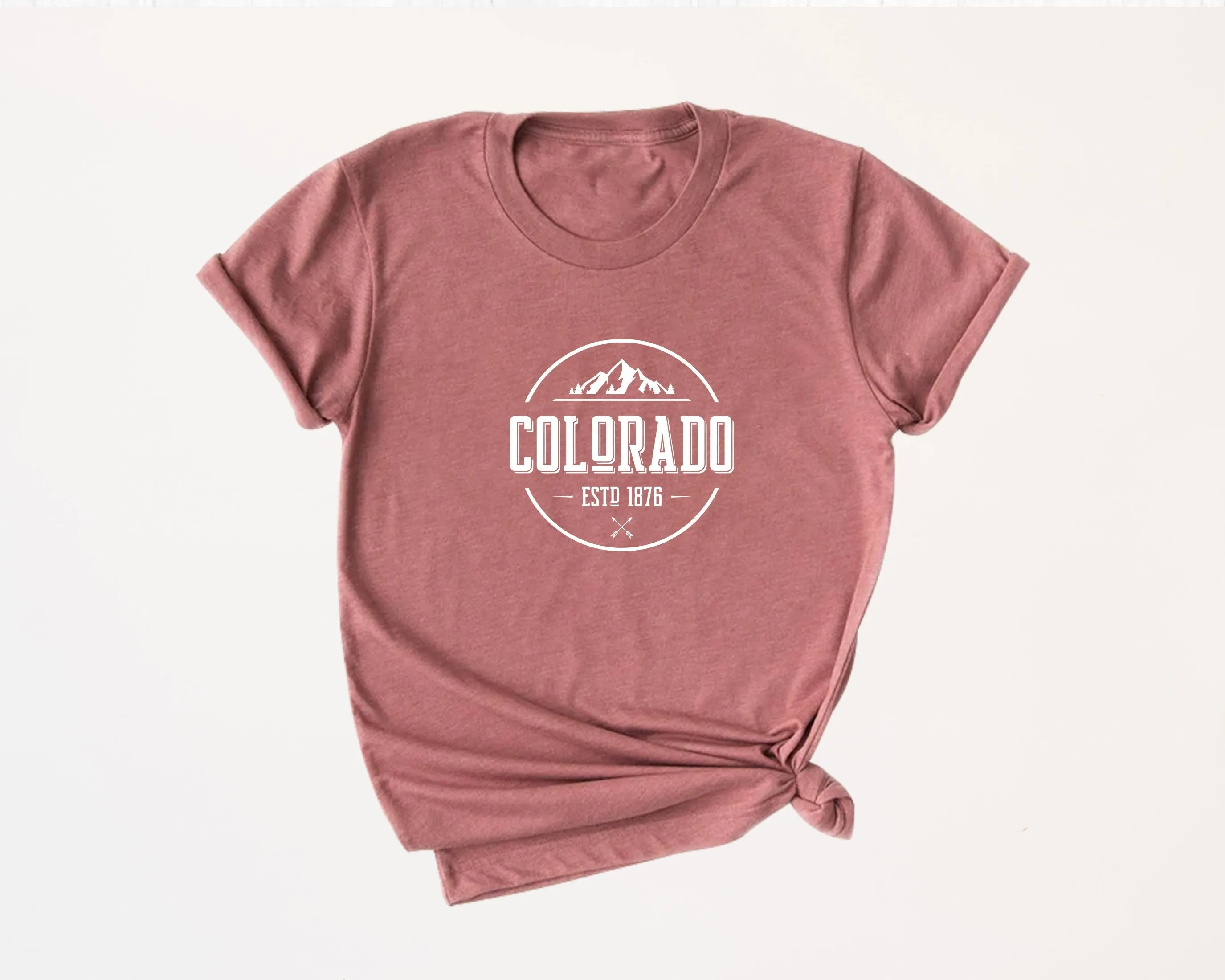 Colorado T Shirt Estd 1876 State American United States Us Denver