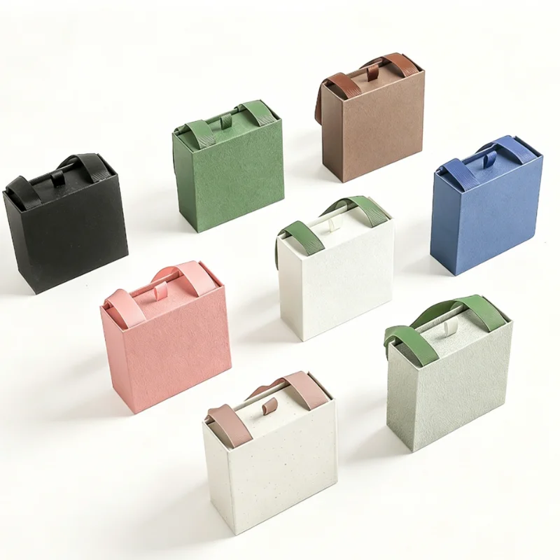 Convenient Drawer-style Jewelry Storage Box Necklaces Rings Earrings Jewelry Box Earrings Pull-out Jewelry Packaging Box