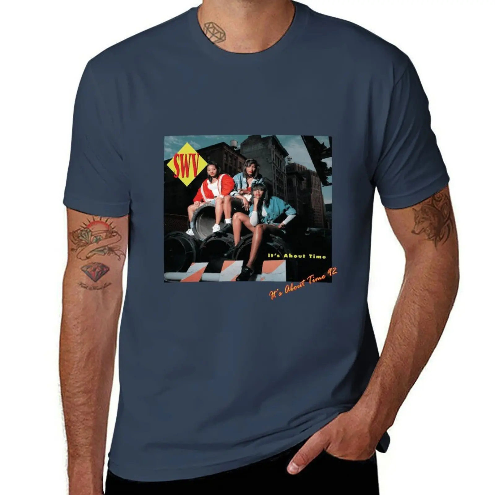 Time About It's T-Shirt Regular Fit Plain Tee Shirt