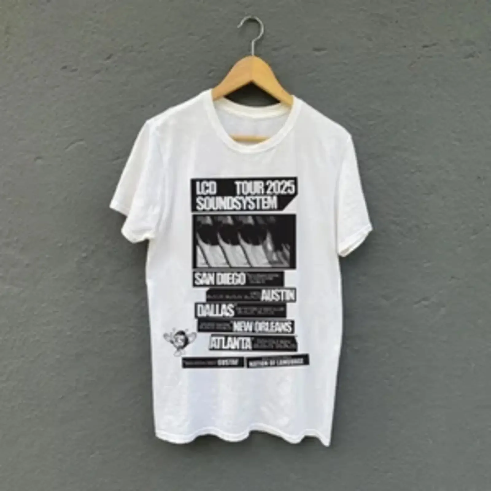 LCD Soundsystem Announces Spring 2025 North American Tour S to 5XL T shirt vintage Washed Unisex Slightly Versatile Soft