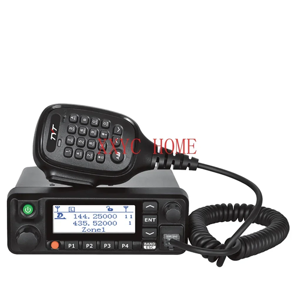 136-174MHz & 400-480Mhz Digital Mobile Radio 50/45/25W High Quality DMR Radio + 1 Programming Cable