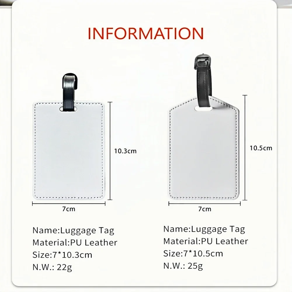 Customized Personalized Leather Luggage Tags And Boarding Pass Tags Free Custom Colorful Pattern Signs A Gift For Friends Family