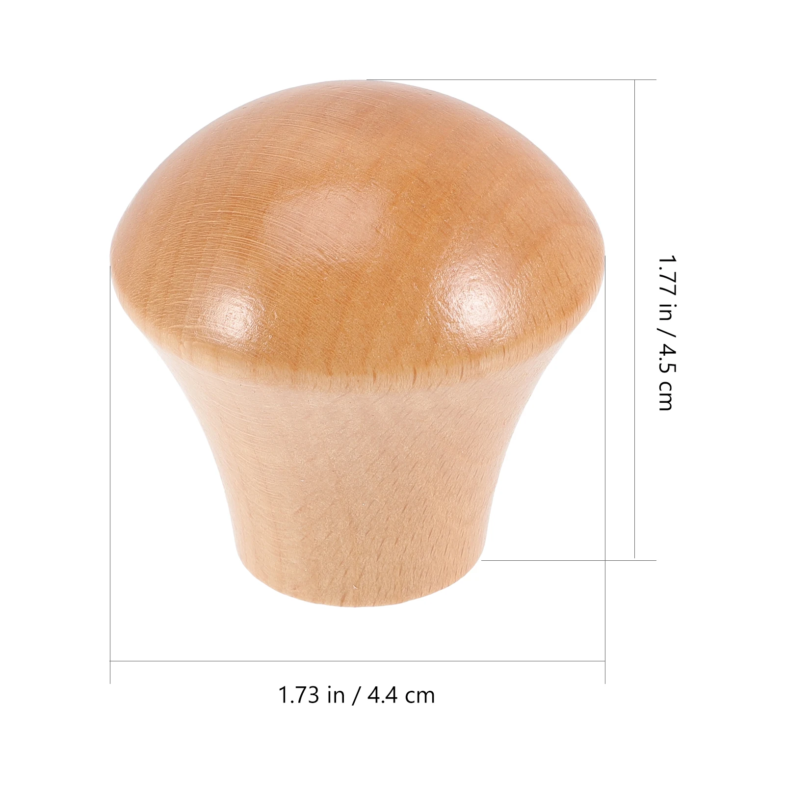 

4pcs Anti-Scalding Pot Lid Handle Replacement Beech Wood Knob Universal Heat Resistant Grip for Pans Kettles Cookware Light