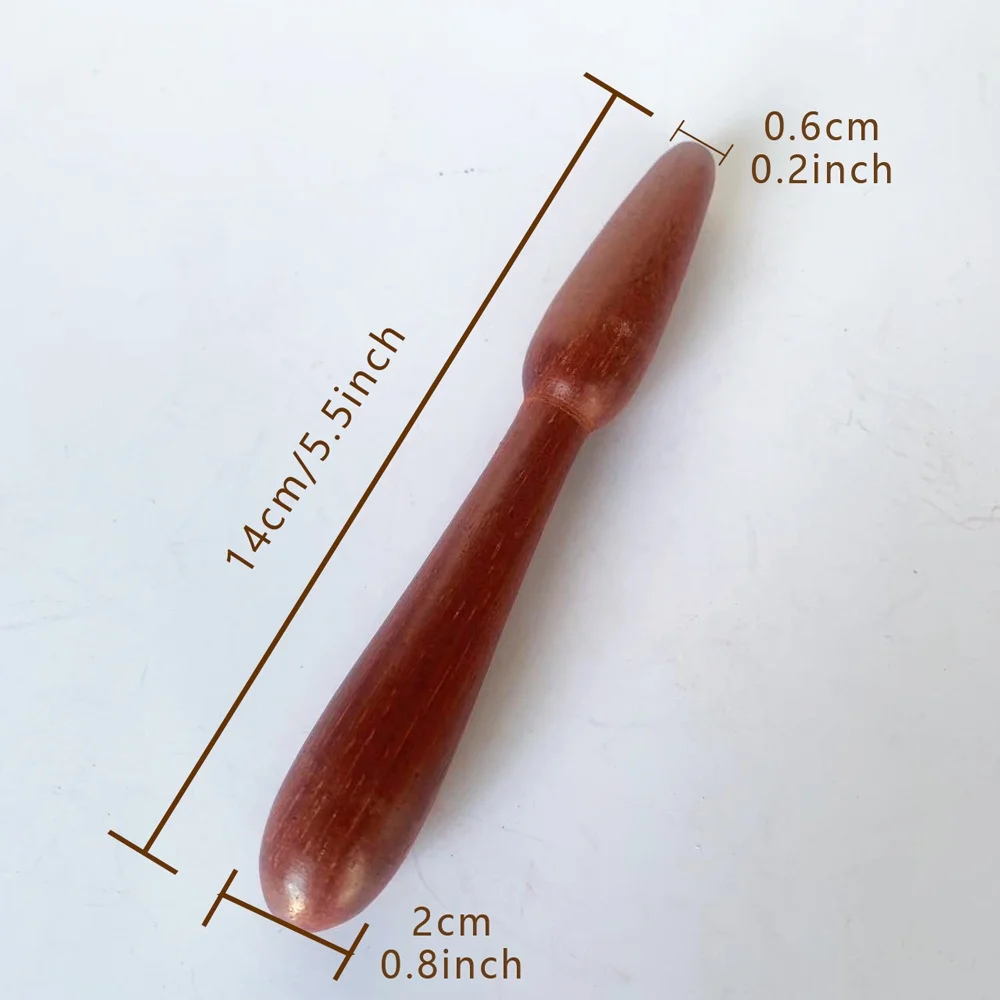 1 Rosewood Acupoint Massage Stick, a Wooden Stick for Massaging the Soles of the Feet, Neck, and Arms