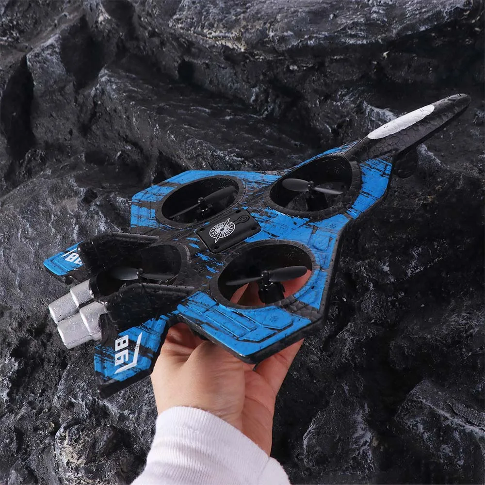 

EPP Foam Remote Control Foam Fighter Gravity Sensing Rechargeable Four Motor Helicopter 2.4G Stunt Durable RC Hobby Jet Plane
