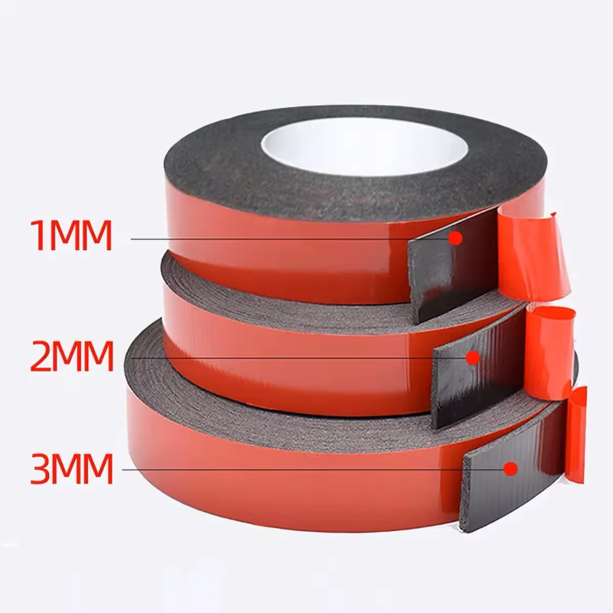 10m 양면 폼 스폰지 테이프 장착 15mm/20mm/25mm 고정 패드 끈적 끈적한 두께 초강력 양면 접착 테이프